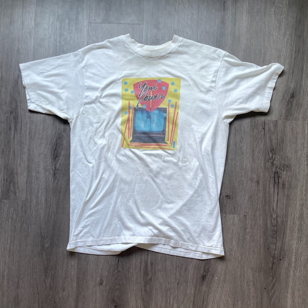 Vintage Hanes 1989 “Yori Power” Obscure Graphic T-Shirt (Sz. XL)